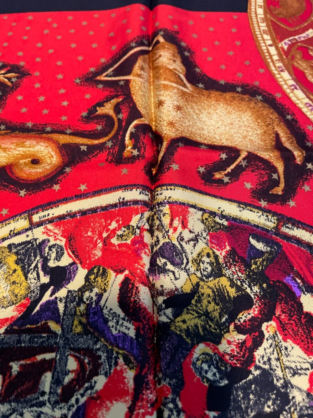 Rare Gianni Versace Zodiac Silk Scarf Astrology Collector Piece - Picture 9 of 16